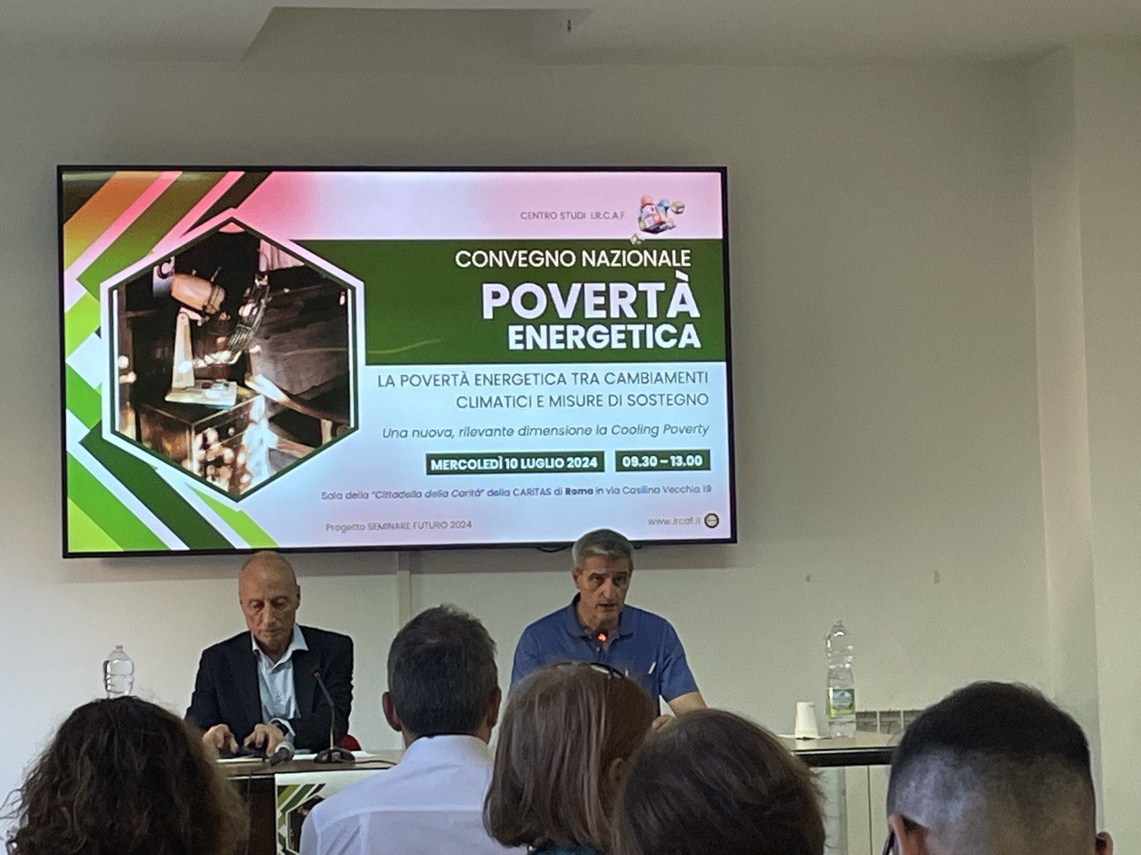 "Per noi trattare la povertà energetica è una questione di carità politica" sottolinea Giustino Trincia direttore Caritas Roma